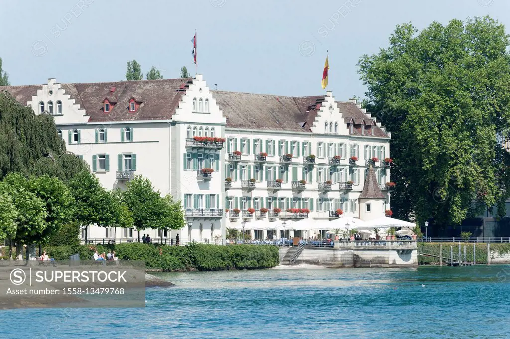Germany, Constance, the Steigenberger Hotel at the lakeside