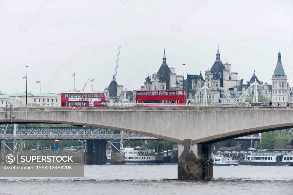 England, London, Waterloo Bridge