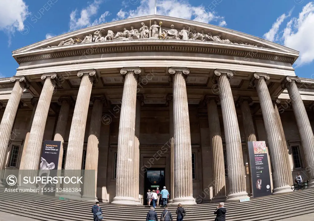 England, London, British Museum planned by Robert Smirke