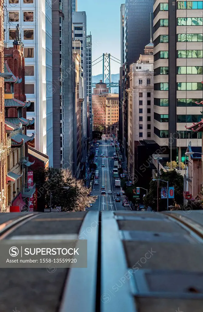 Cable Car, San Francisco Bay Bridge