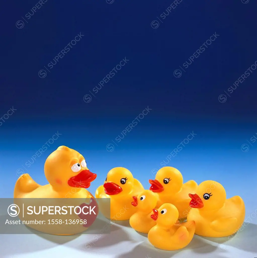 Rubber-ducks, yellow, size-difference, duck-family, toy, bath-toy, water-toy, ducks, de little, six, swimming-animals, Spielenten, toy-ducks, bathtub-...