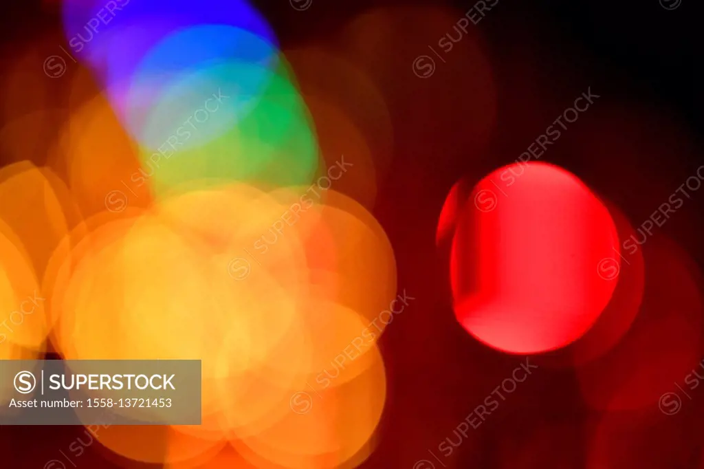 Bokeh Balls, colored lights, lens flares, reflections