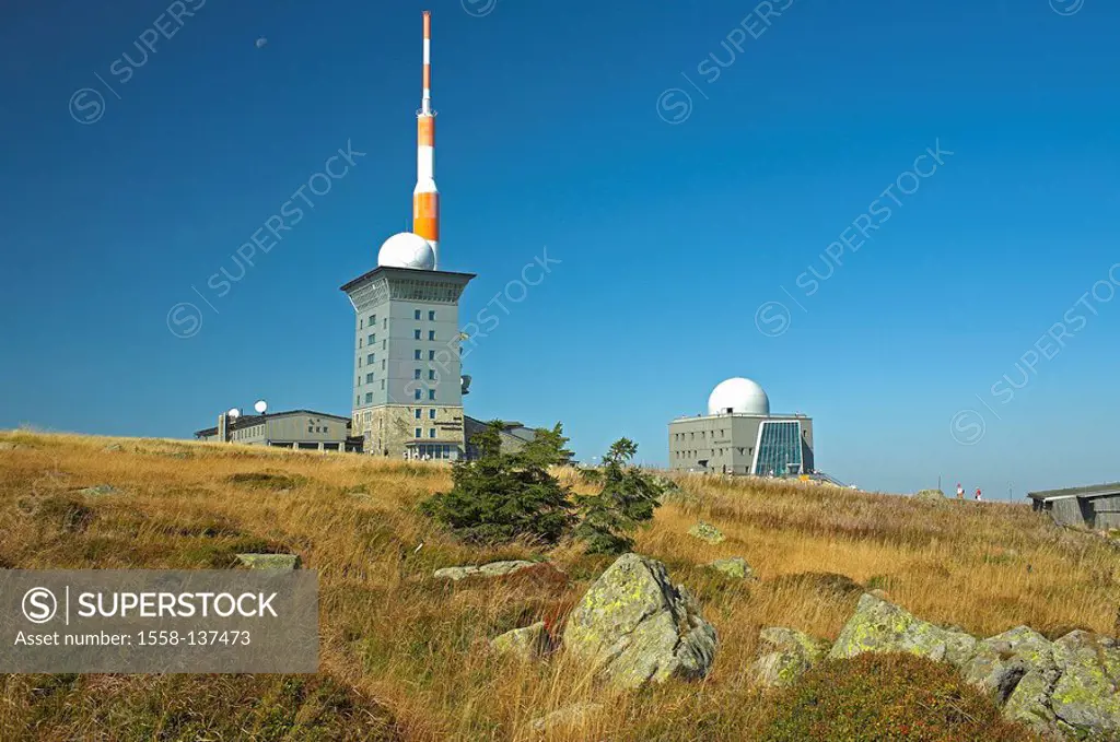 Germany, Saxony-Anhalt, scrap, television-tower, weather-station