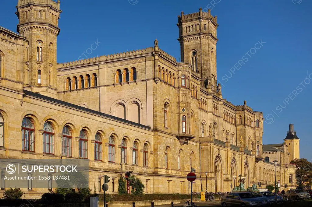 Germany, Lower Saxony, Hanover, technical university, facade,