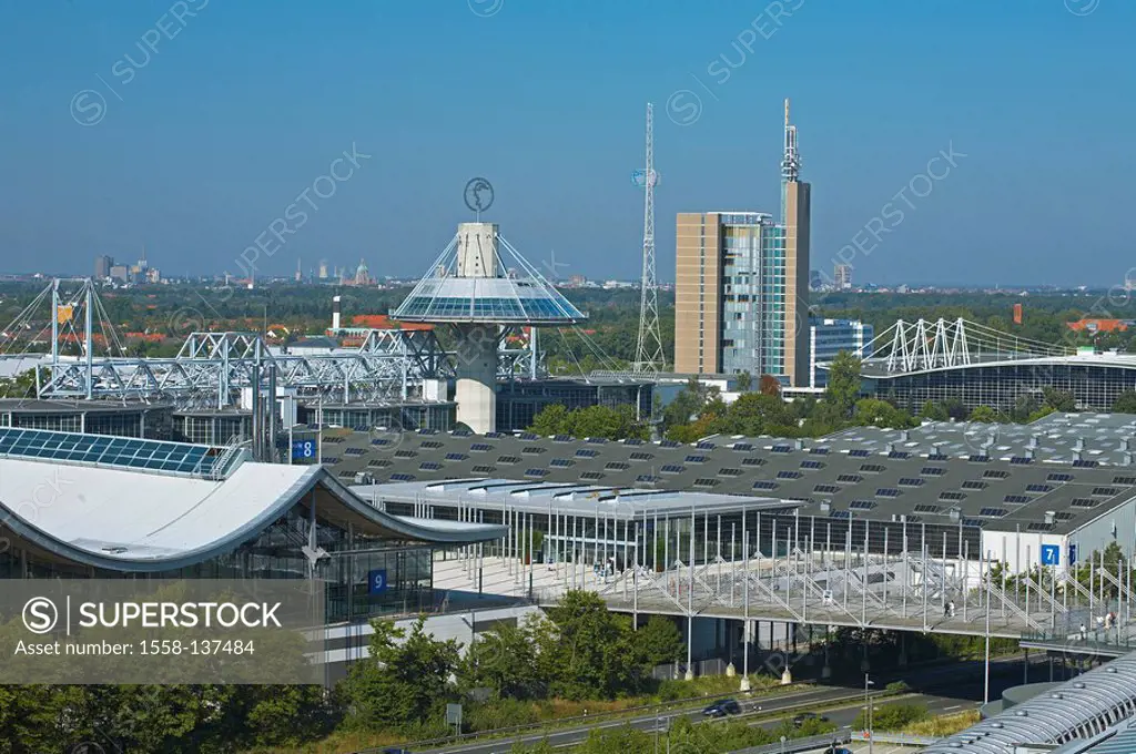 Germany, Lower Saxony, Hanover, fairgrounds, overview,