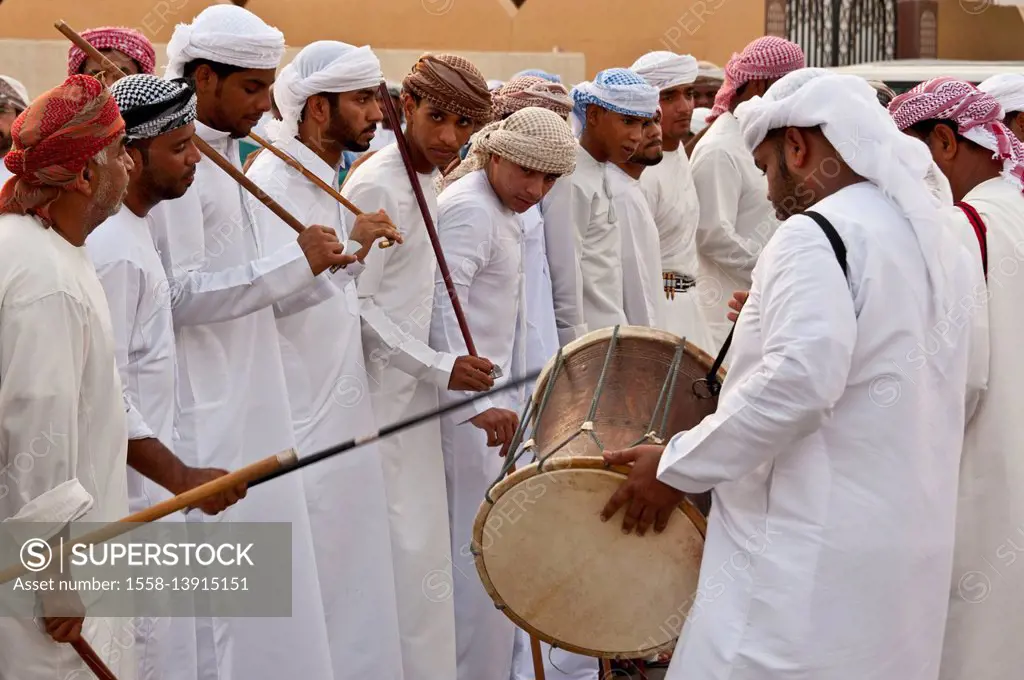 Arabia, Arabian peninsula, Sultanate of Oman, peninsula Musandam, Khasab, Omani wedding