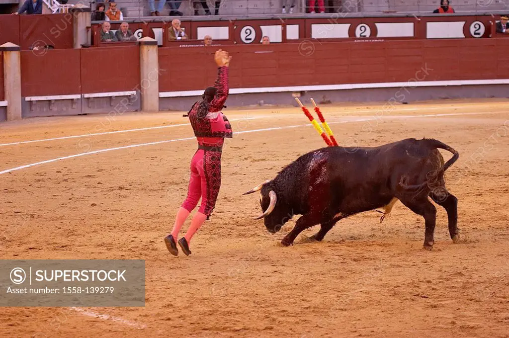 Spain, Madrid, bullfight, Banderillero,