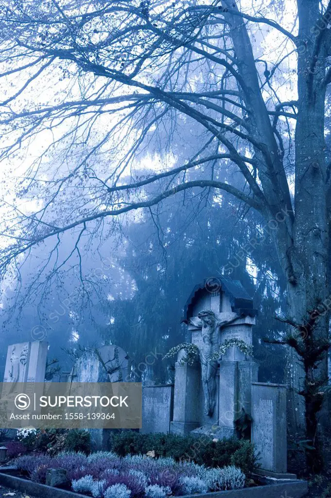 grave yard, fog-mood,
