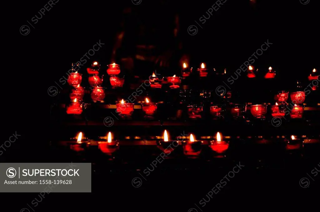 Victim-candles, Constance, minsters, Lake Constance, Germany,