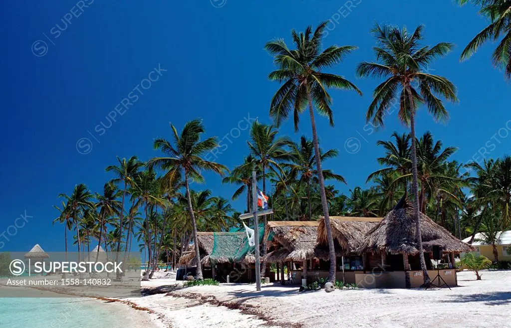 Sandy beach, Punta Cana, Caribbean, Dominican republic
