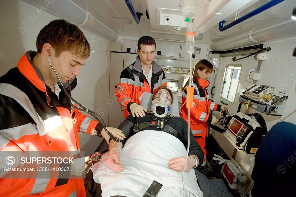 Paramedic in use