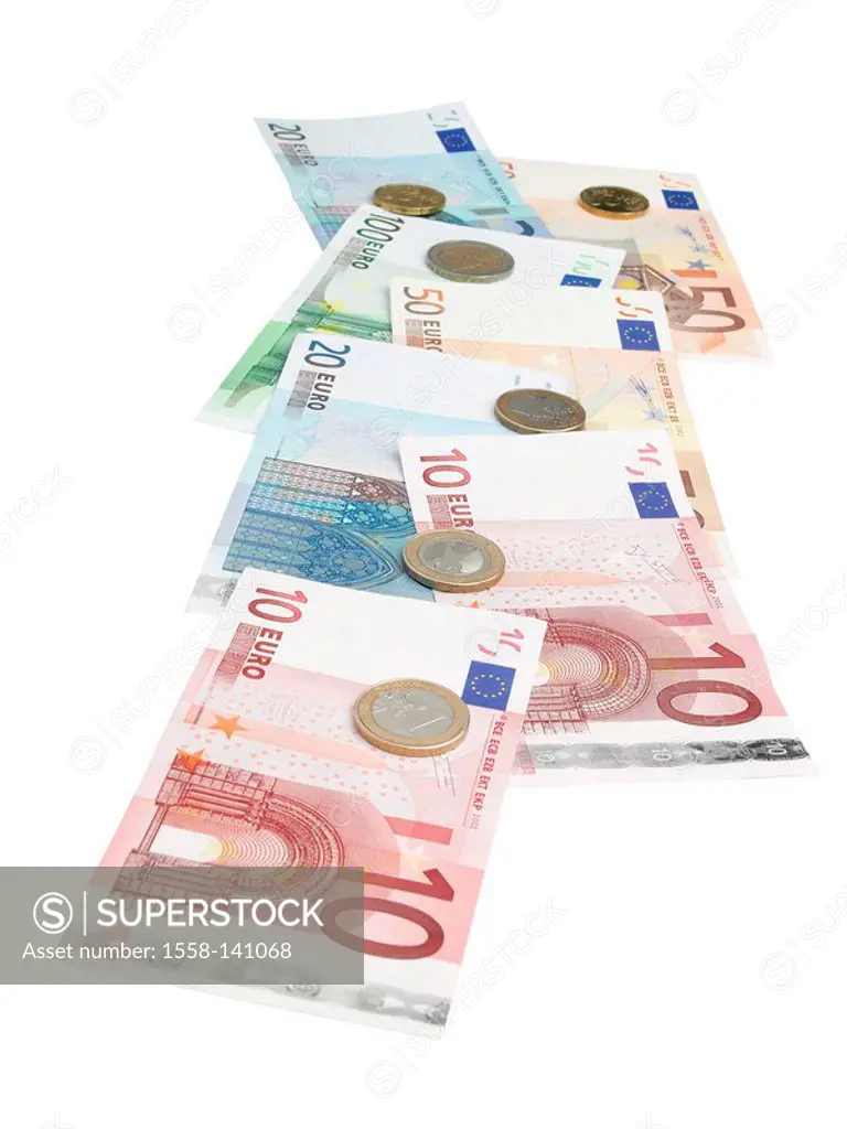 Money, Euro, finances