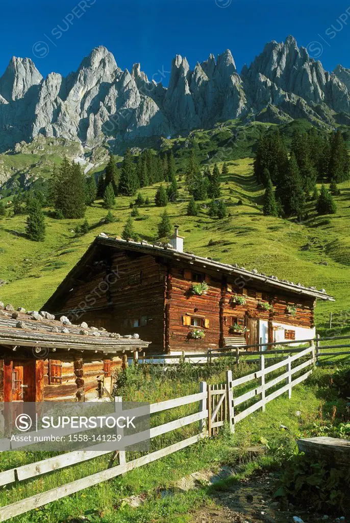Austria, Pongau, Hochkönig, Mühlbach, Alm, summer, mountains, mountain, Mannlwand, Arturhaus, alm, Almhütte, house, traveling-destination, destination...