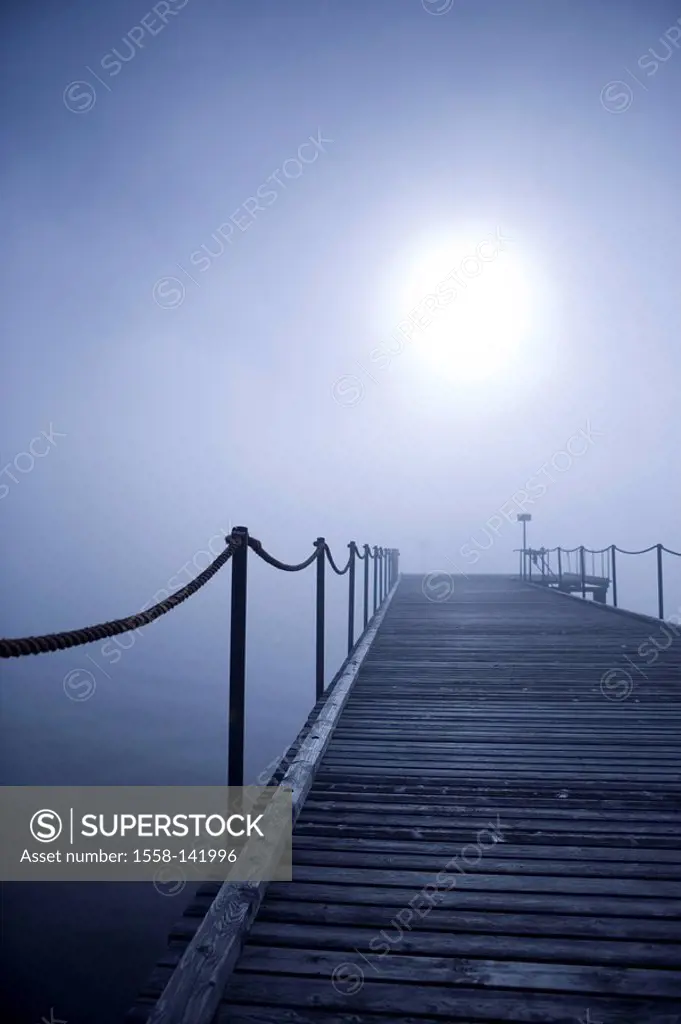 Bath-bridge, fog, back light,