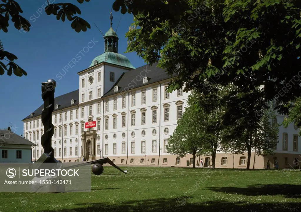 Germany, Schleswig-Holstein, Schleswig, palace Gottorf, Europe, sight, buildings, palace-buildings, architecture, mundane-construction, styles, baroqu...