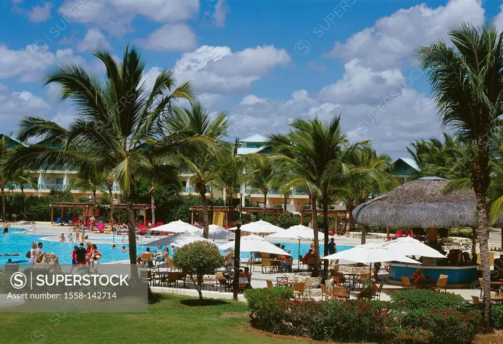Dominican republic, Bayahibe, hotel Sunscape Casa del Mar, pool-installation, tourists, Caribbean, hotel-installation, pool, Swimmingpool, hotel-pool,...