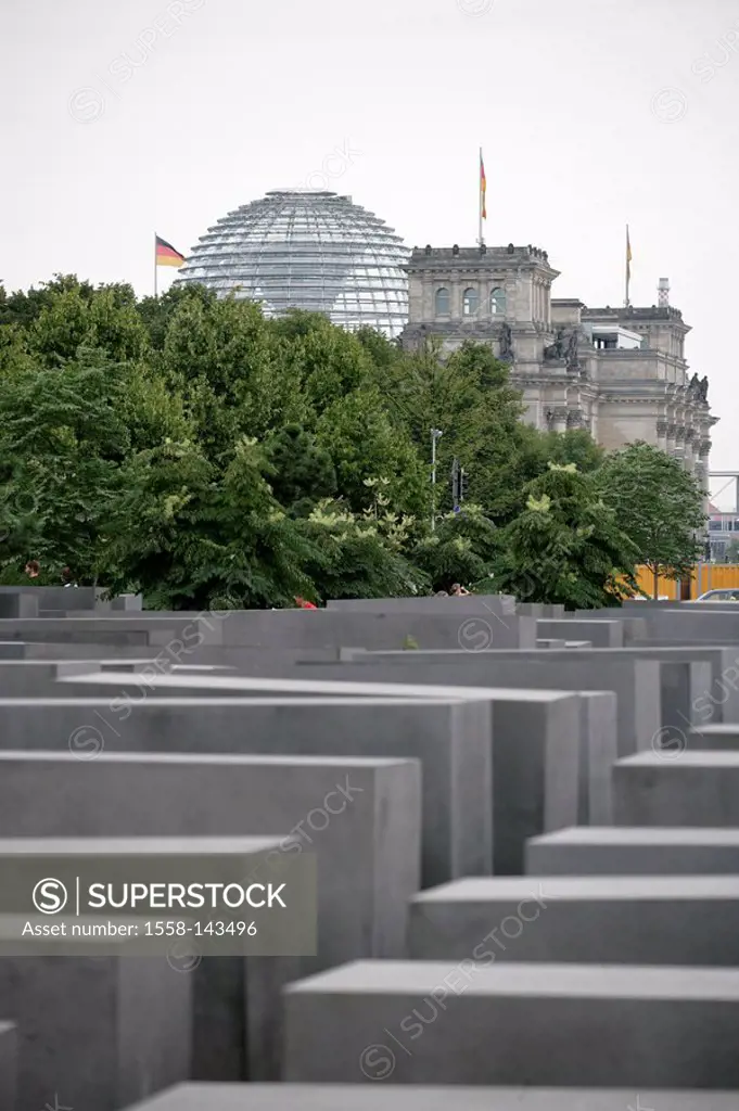 Germany, Berlin, holocaust_memorial, parliament_buildings, detail,