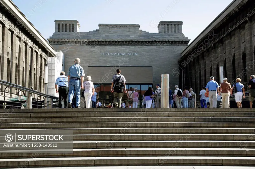 Germany, Berlin, museum_island, Pergamonmuseum, visitors,