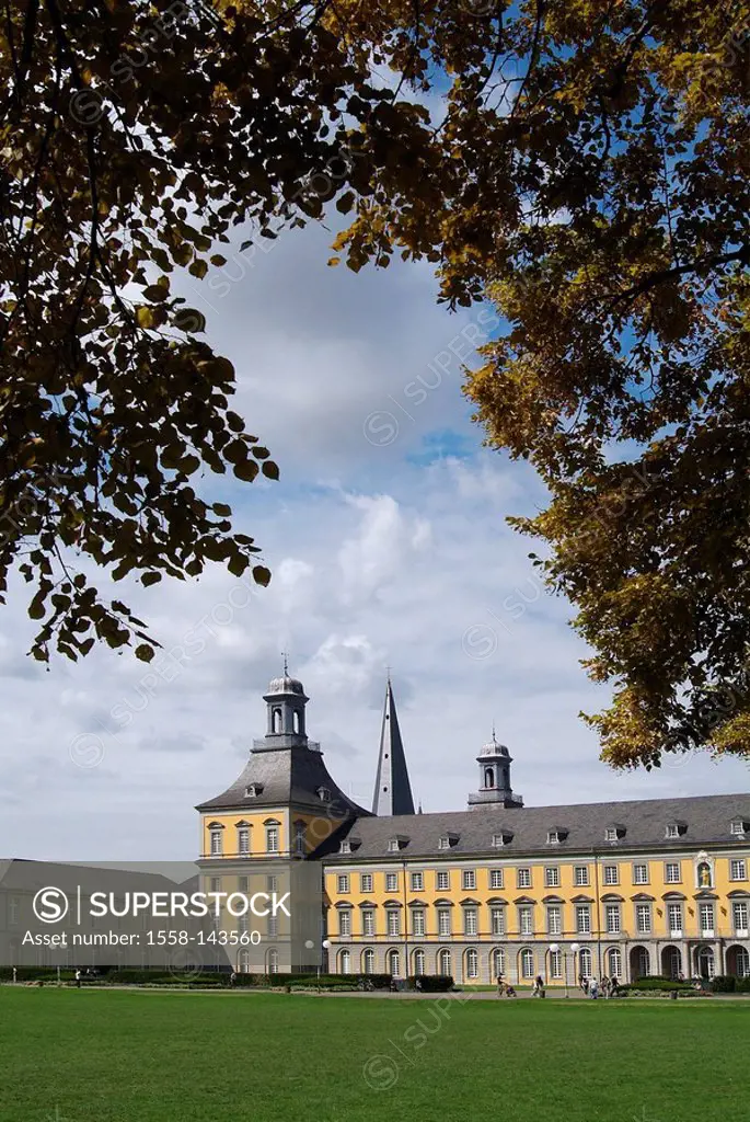 Germany, Bonn, university, courtgarten