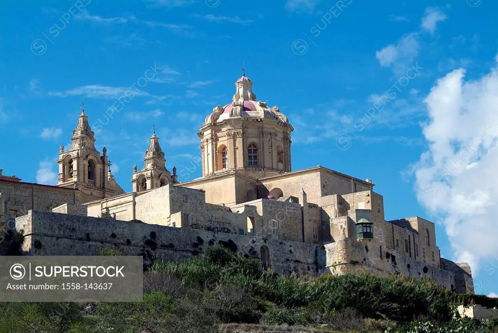 Malta, Mdina, cathedral