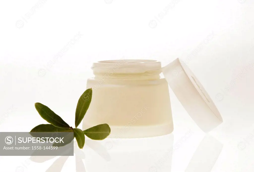 Cosmetics_articles, cream_pot, olive_branch, series, cream_crucibles, face_cream, cream, olive_cream, care_cream, care, skin_care, cosmetics, care_pro...