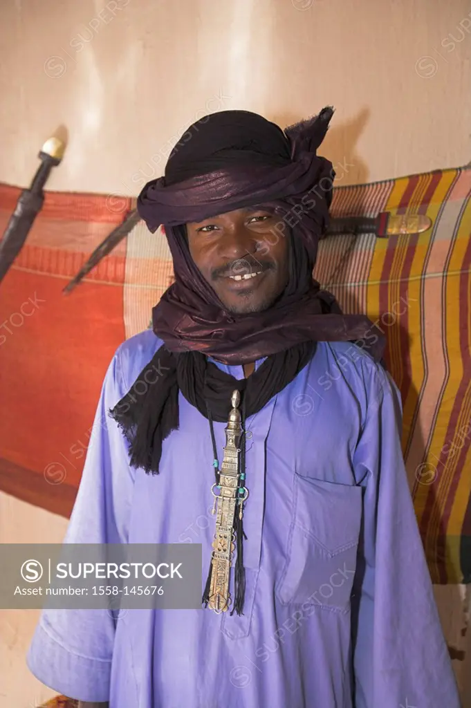 Africa, Libya, Ghat, Tuareg, portrait,
