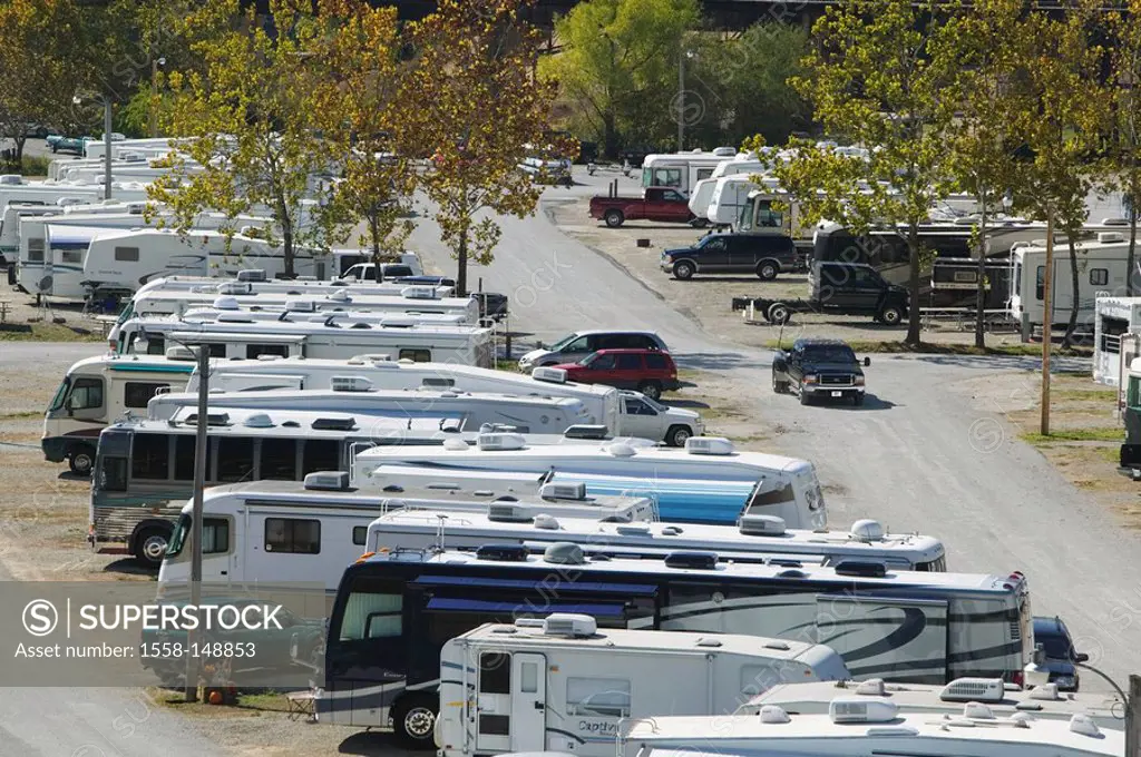 usa, Missouri, branson, campers, parking place