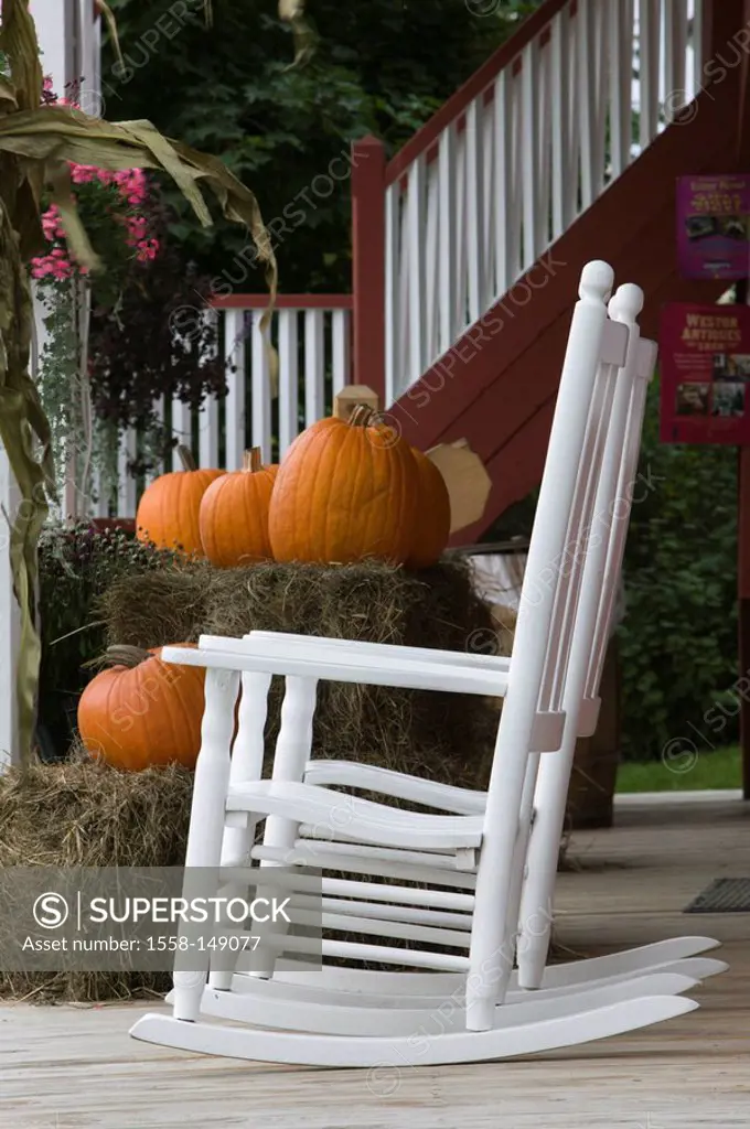 usa, Vermont, Weston, swing_chairs, outside, Pumpkin, autumn_mood, close_up