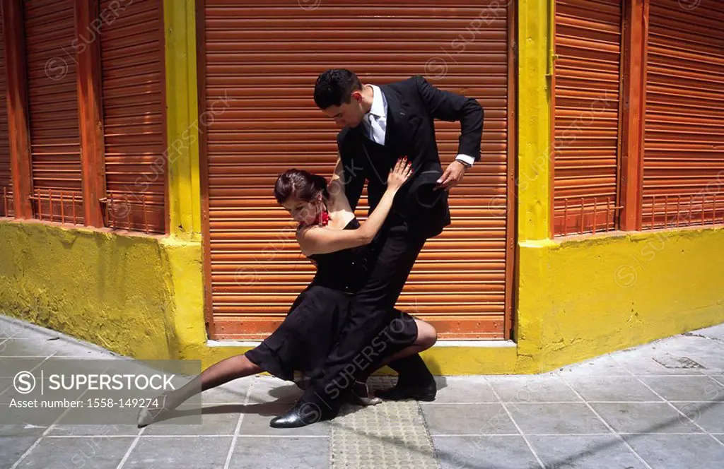 Mate, tango, dances, house, facade, streets, detail, people, two, dance_pair, full_length, movement, elegance, grace, grace, passion, hobby, passion, ...