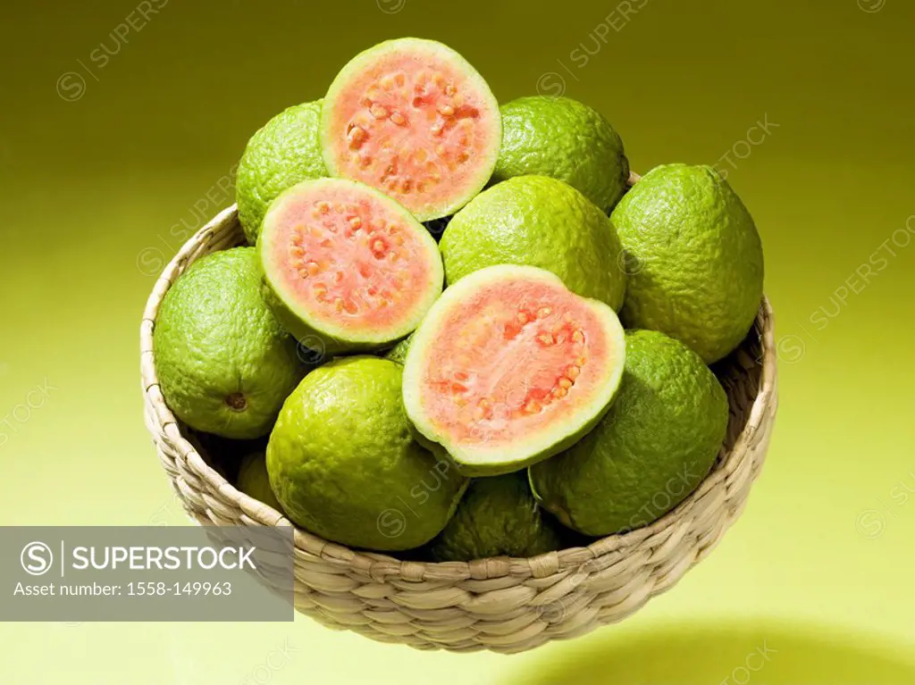Basket, Guaven, completely, bragged, fruit_basket, myrtle_plants, fruit, fruits, guava, Guava, Guayaba, Goiaba, tropical, exotic, juicy, fruity, aroma...