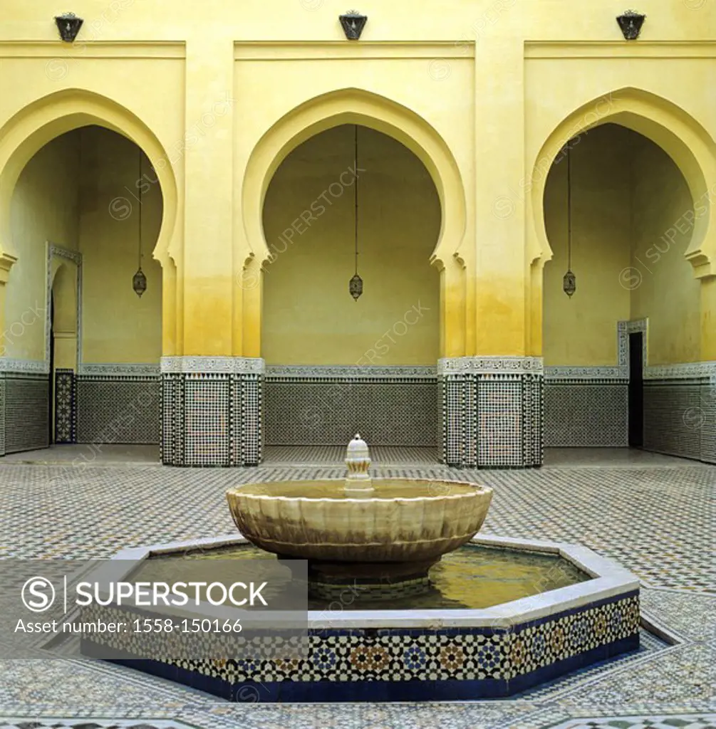 Morocco, Meknes, Moulay_Ismail_Mausoleum,
