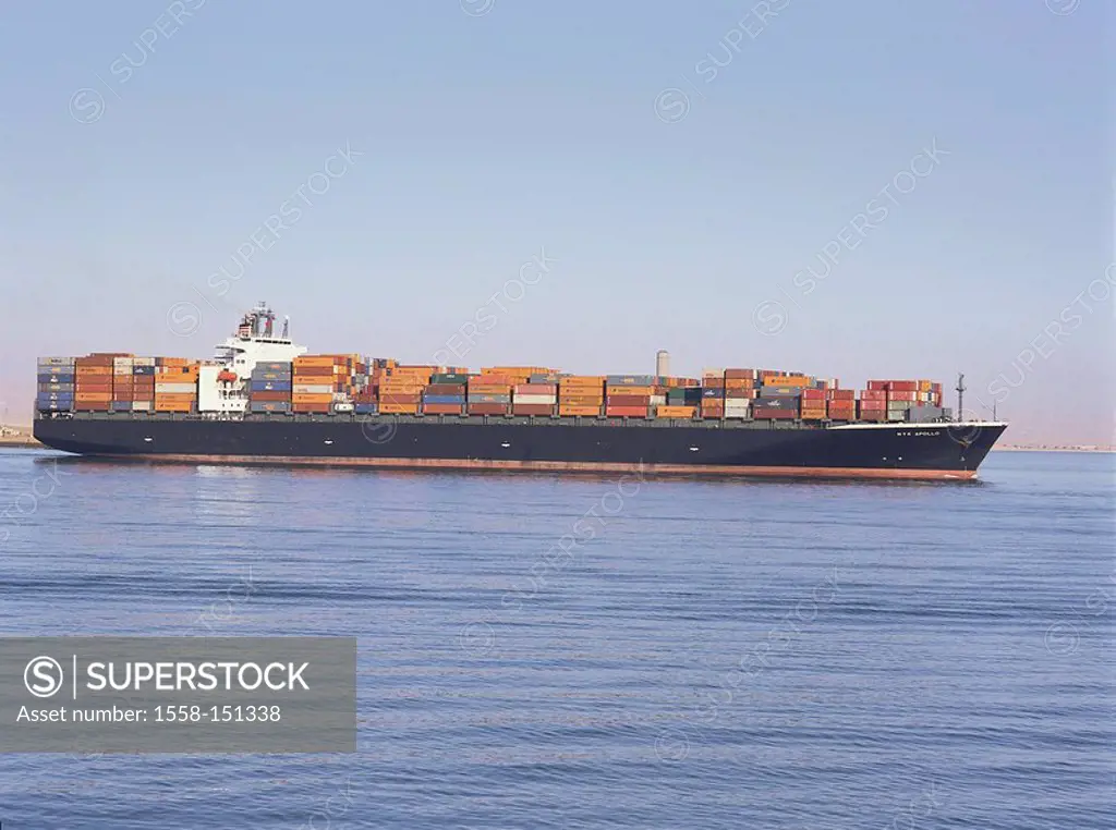 Red lake,container_ship, ship, freighters, freighter, freight, containers, freight, shipping, export, import, transportation, Cargo, logistics, econom...