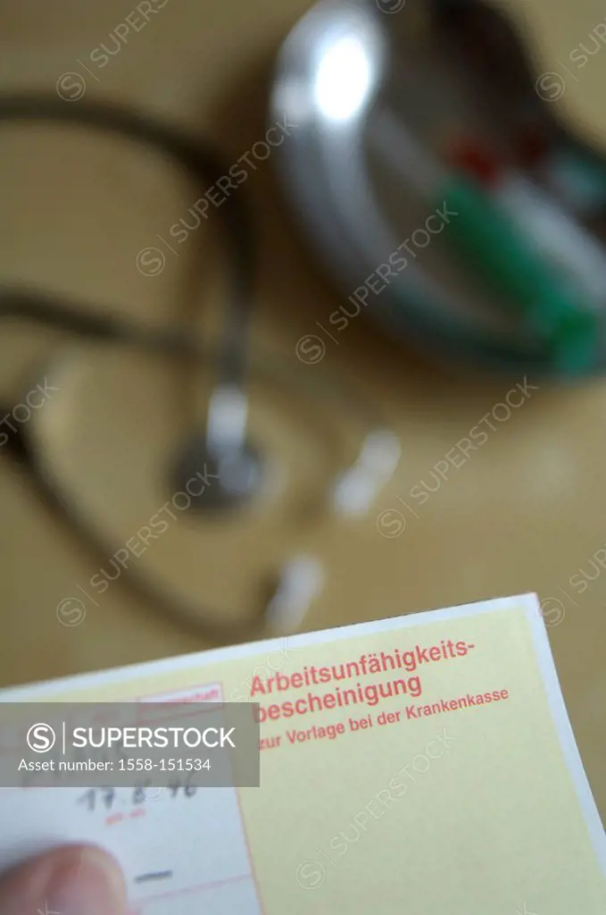 Doctor´s office, stethoscope, kidney_peel, shot, disability_certificate, detail, series, practice, treatment, pain_treatment, medicine, medicine, one_...