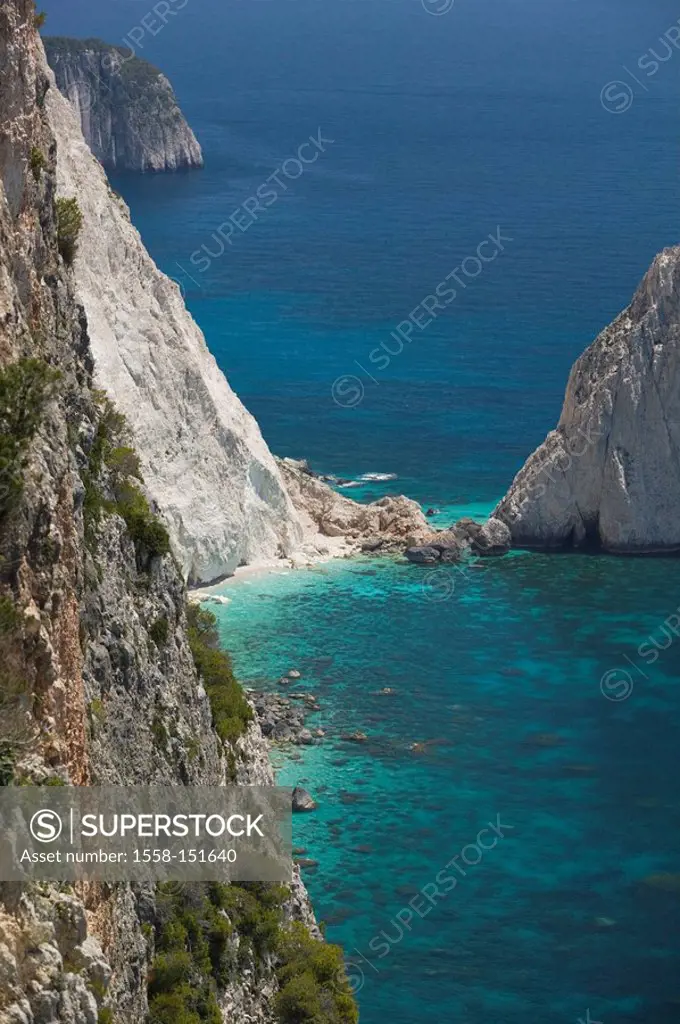 Greece, Ionic islands, island zakynthos, cape Keri, coast_landscape, Europe, Mediterranean_island, sea, Mediterranean, view, landscape, steep_coast, c...
