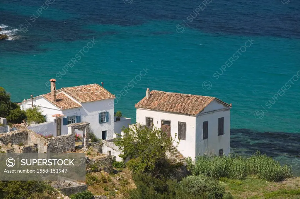 Greece, island samos, Kalami, houses, lake,Europe, Mediterranean_island, destination, residences, architecture, nicely, idyllically, vacation_domicile...