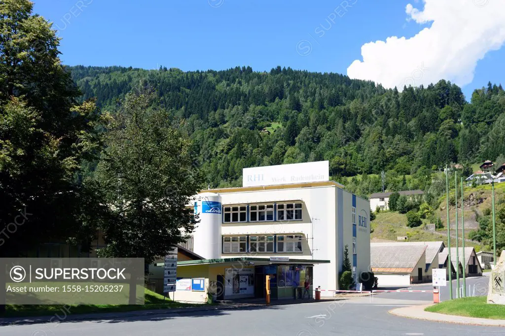 Radenthein, factory of company RHI AG (RADEX), Kärnten, Carinthia, Austria