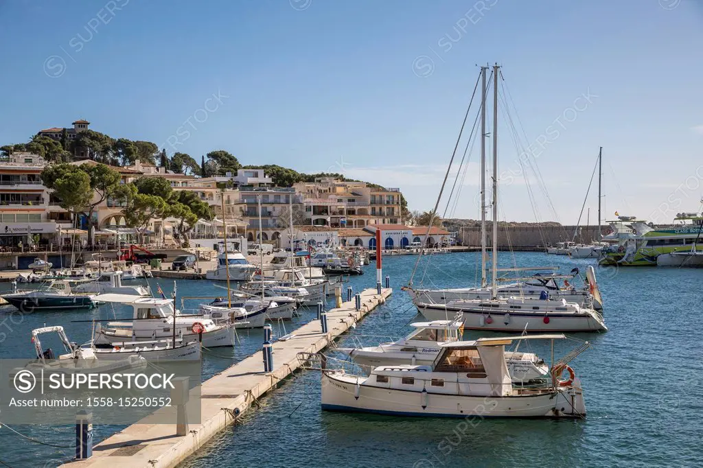 Harbour, Cala Ratjada, Mallorca, Balearic Islands, Spain