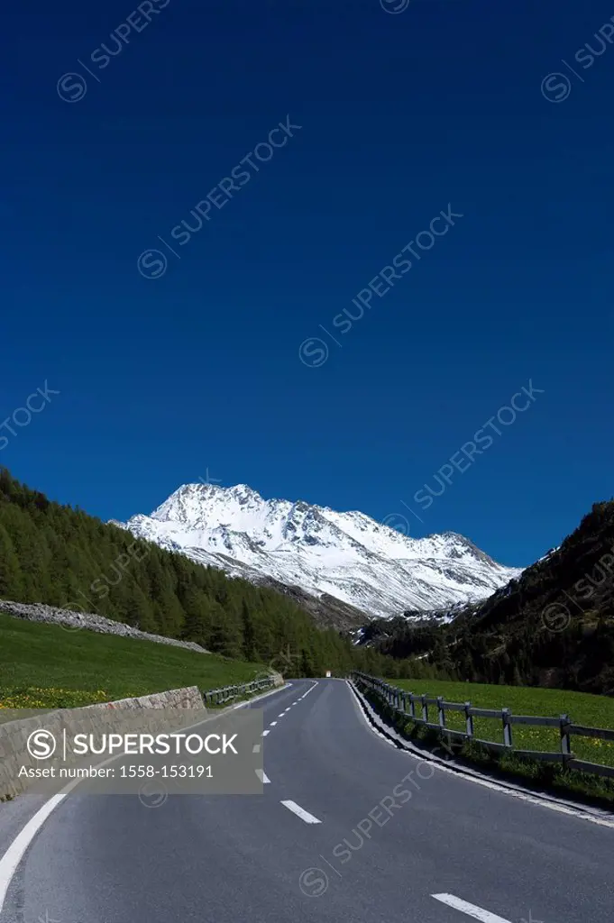 Switzerland, Graubünden, Davos, Flüela_pass, mountain pass