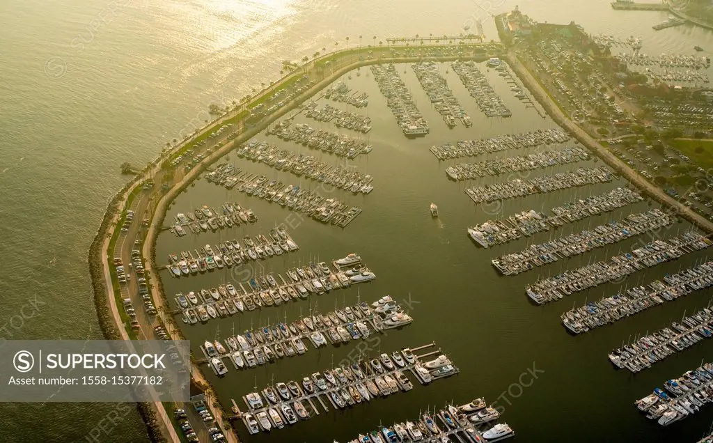 Down Town Long Beach Ship Marina, Long Beach, Los Angeles County, California, United States