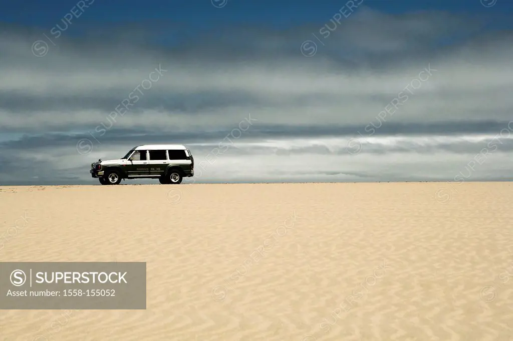 Namibia, Walvis bay, dune 7, offroad car