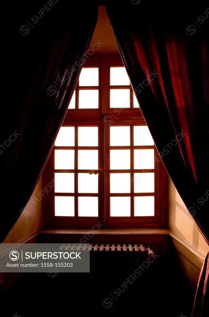 Window, curtain, back light,