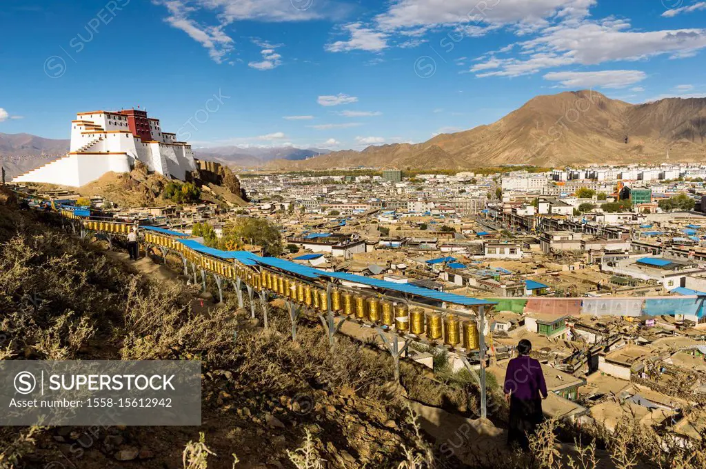 Tibet, Shigatse, Dzong fortress