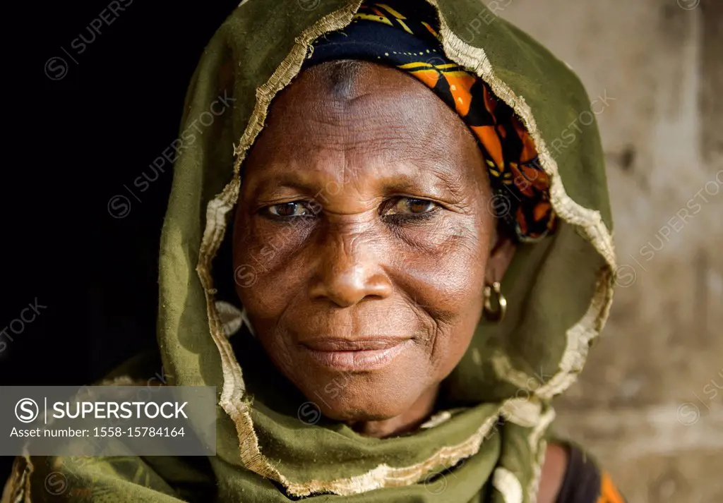 Portraits of Ivorian people, Cote D'Ivore (Ivory Coast)