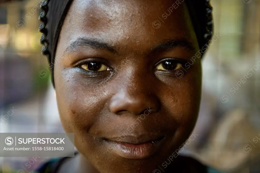 Portraits of Ghanaian girls