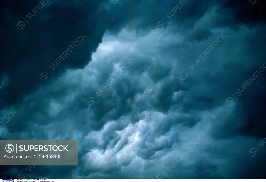 Cloudy heaven, Thunderclouds, Stormy atmosphere