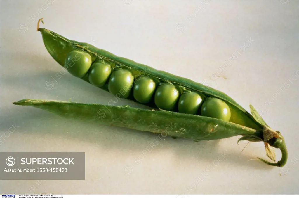 Pea pod, open, Pea