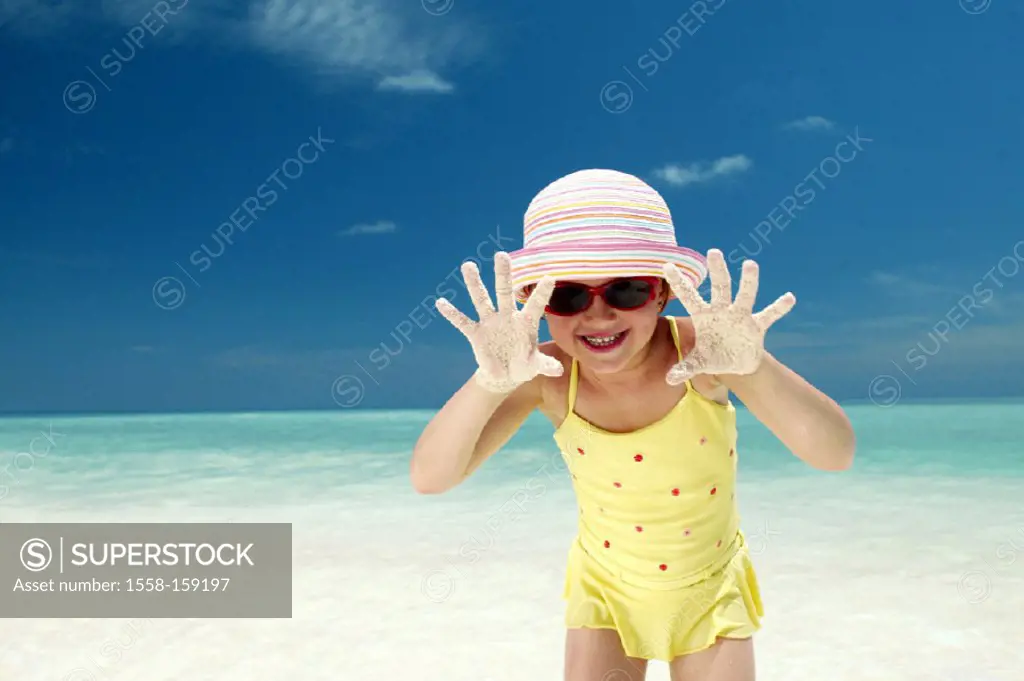 Beach, girl, sun glasses