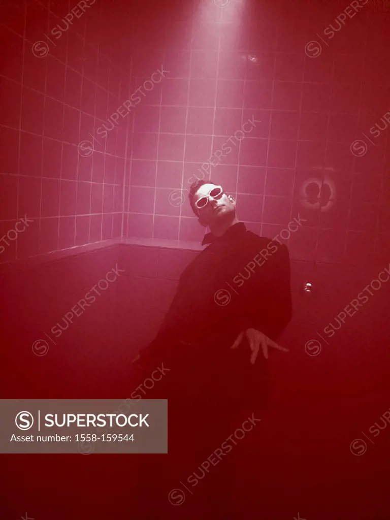 Bathroom, man, young