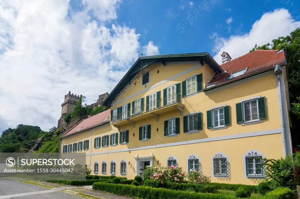 Leiben, Weitenegg Castle ruin, mansion in Donau, Lower Austria, Austria
