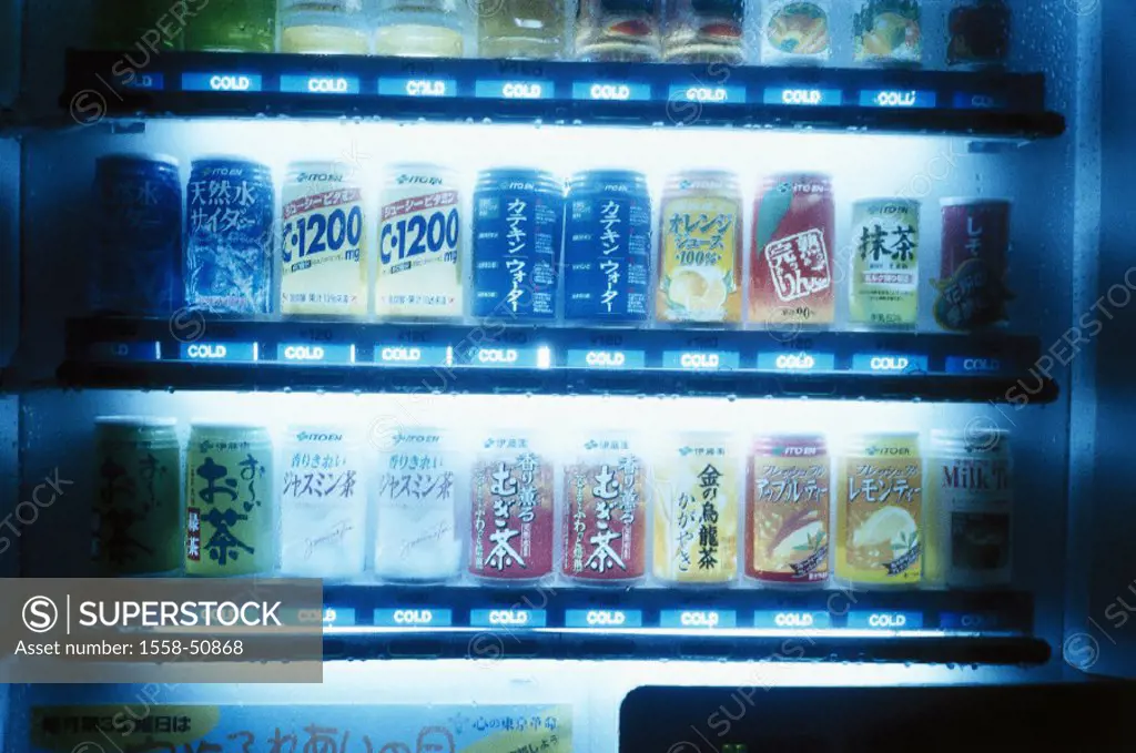 Asia, Japan, Drinks machine